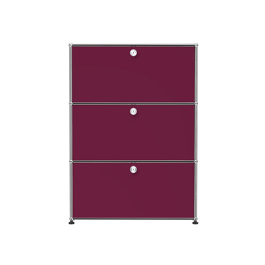 Special Edition USM Haller for Aram Highboard G1 | Claret Lacquer Panels