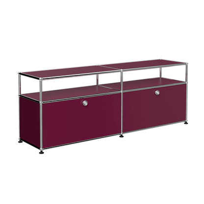 Special Edition USM Haller for Aram Media Unit O2 | Claret Lacquer Panels