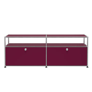 Special Edition USM Haller for Aram Media Unit O2 | Claret Lacquer Panels