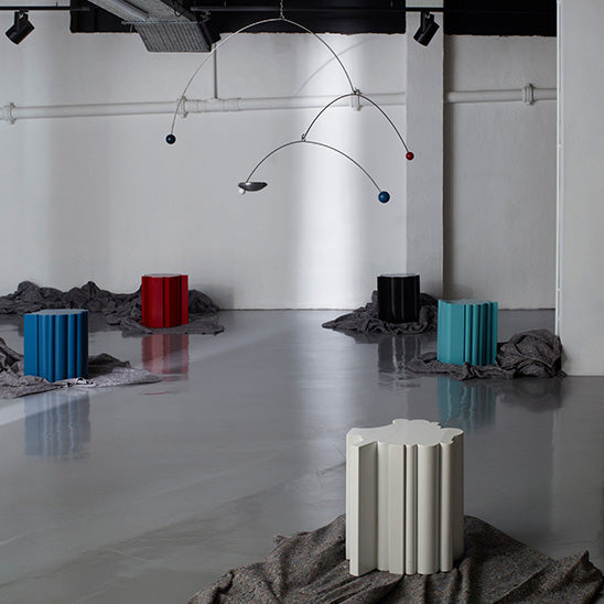 Andu Masebo: Stools and Mobile