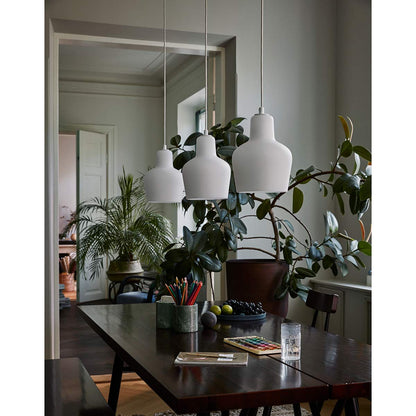 A440 Glass Pendant Lamp | Opal Satin Glass