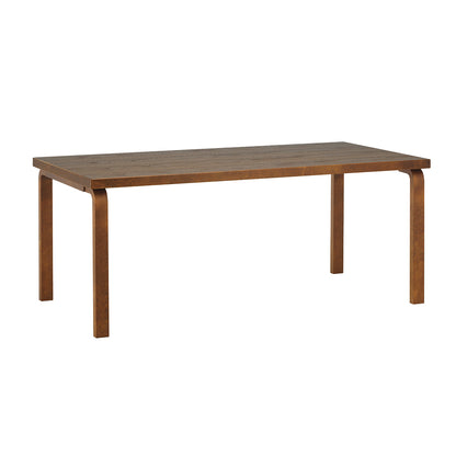 83 Aalto Table Rectangular | Oak Veneer Stained Walnut Top