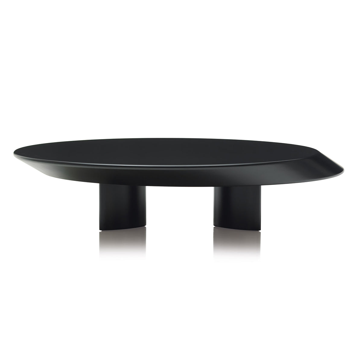Accordo Low Table | Black Glossy Lacquer Top