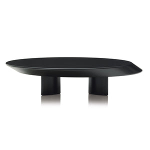 Accordo Low Table | Black Glossy Lacquer Top