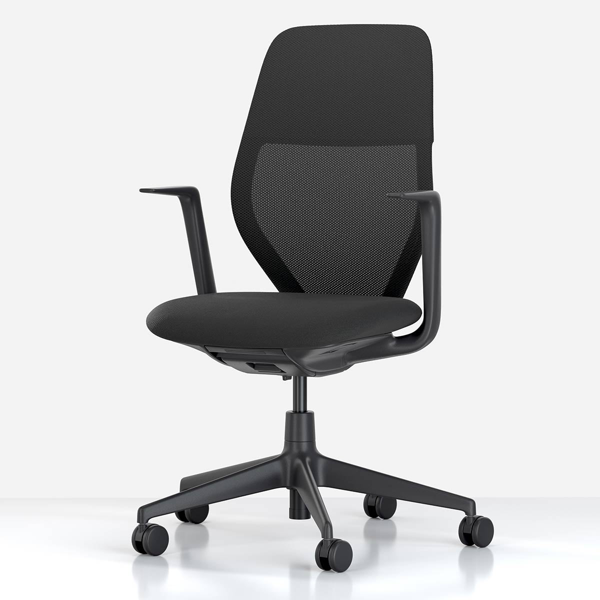ACX Mesh Office Chair | Nero Grid Knit Black Frame