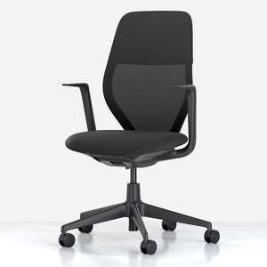 ACX Mesh Office Chair | Nero Grid Knit Black Frame