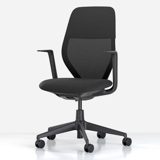 ACX Mesh Office Chair | Nero Grid Knit Black Frame