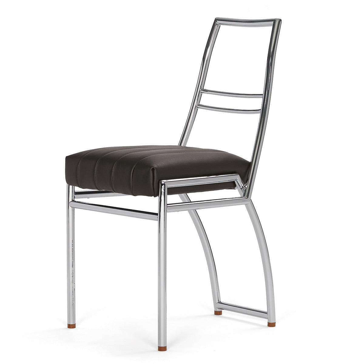 Eileen Gray Aixia Chair | Chocolate Leather Seat