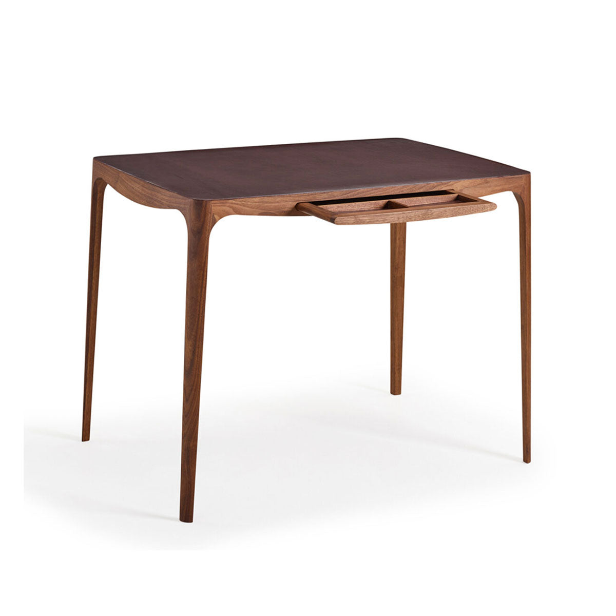 AK 1310 Desk | Dark Brown Leather