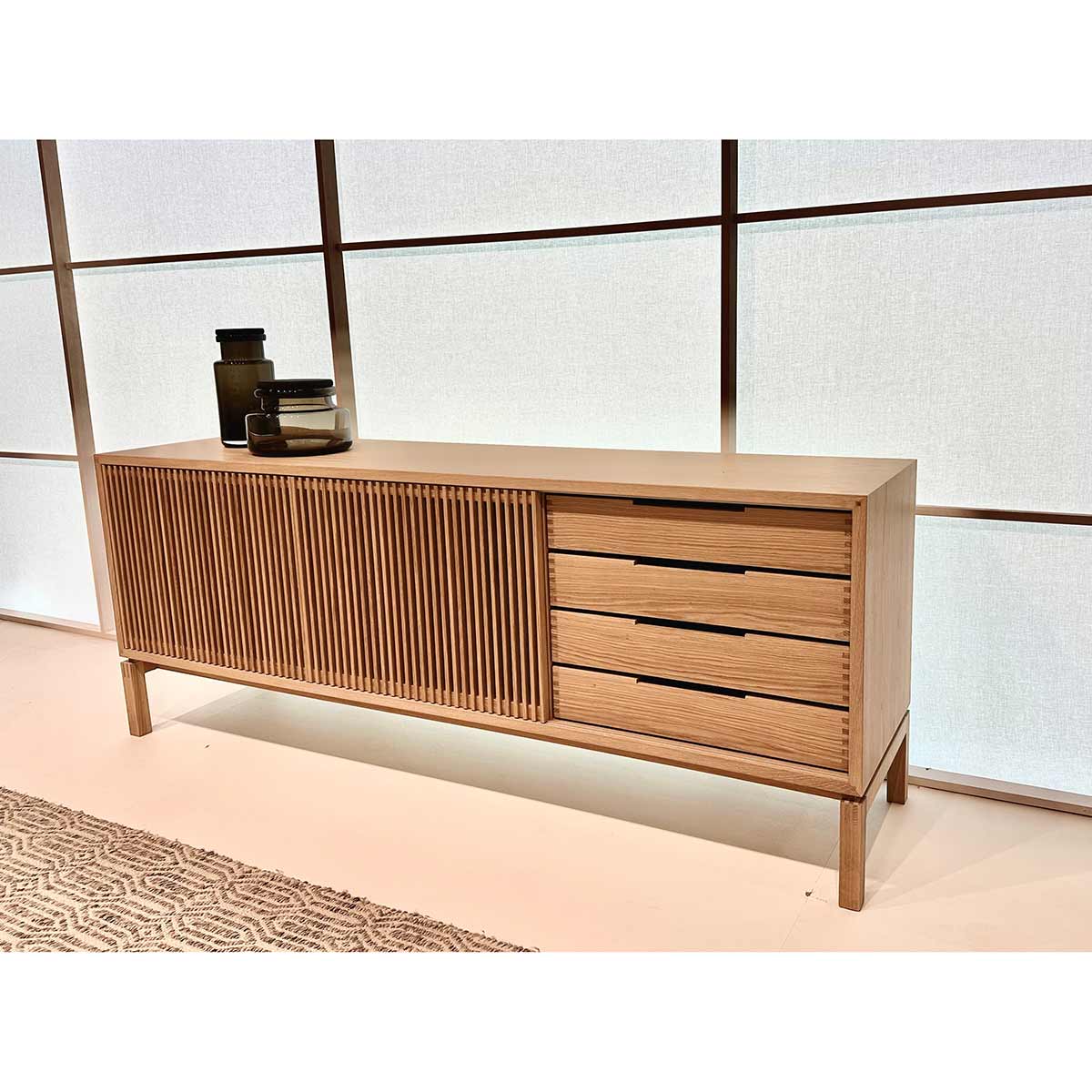 Slatted Sideboard AK2060 | Oiled Oak