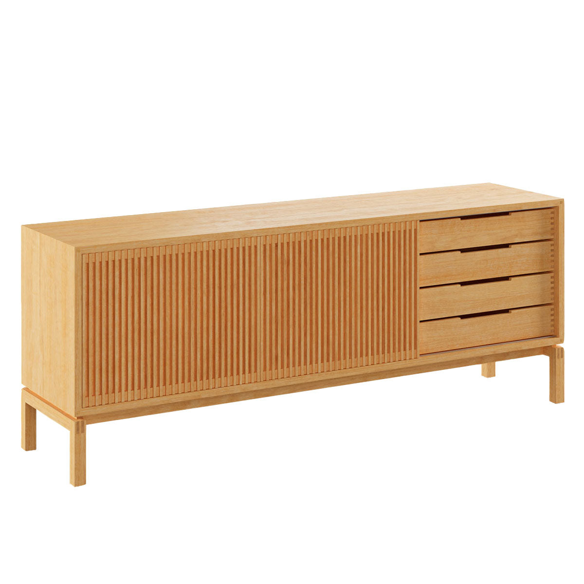 Slatted Sideboard AK2060 | Oiled Oak