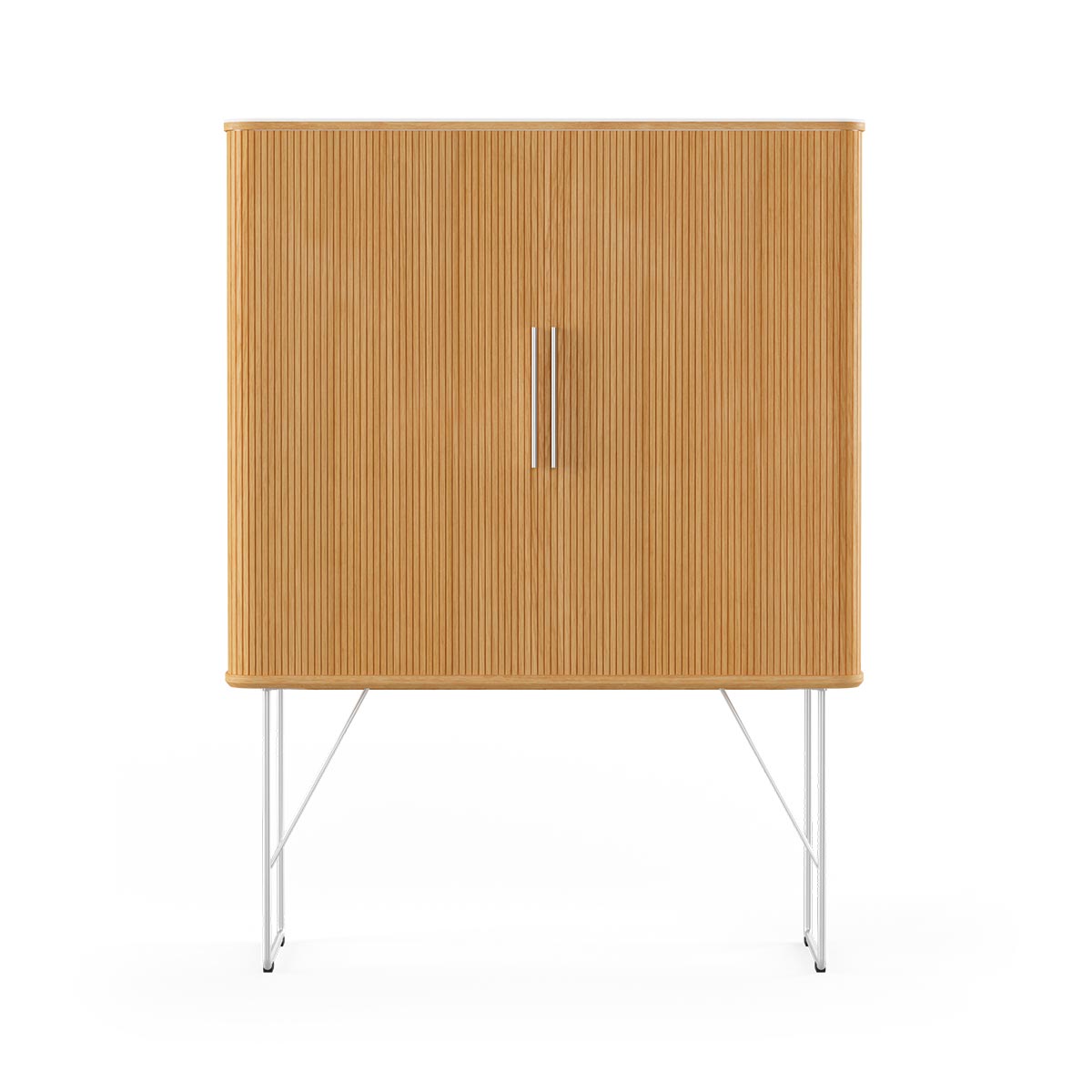 Tambour Cabinet AK2740 | Oiled Oak