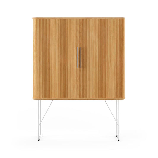 Tambour Cabinet AK2740 | Oiled Oak