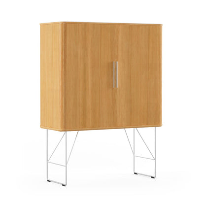 Tambour Cabinet AK2740 | Oiled Oak