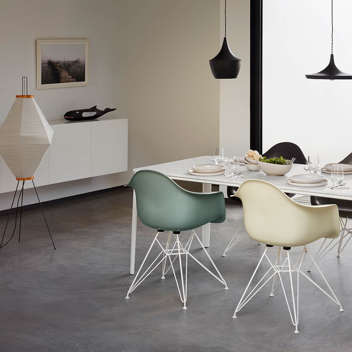 Akari Lamp 13A | Shoji Paper Shade