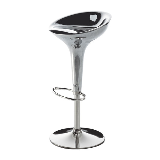 Al Bombo Stool | Polished Aluminium