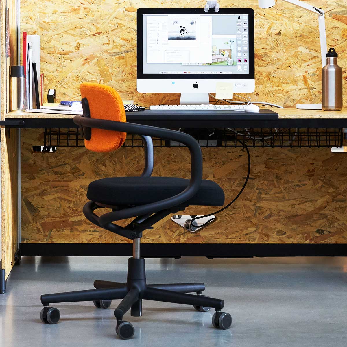 Allstar Office Chair | Black 66 Hopsak Seat and Back