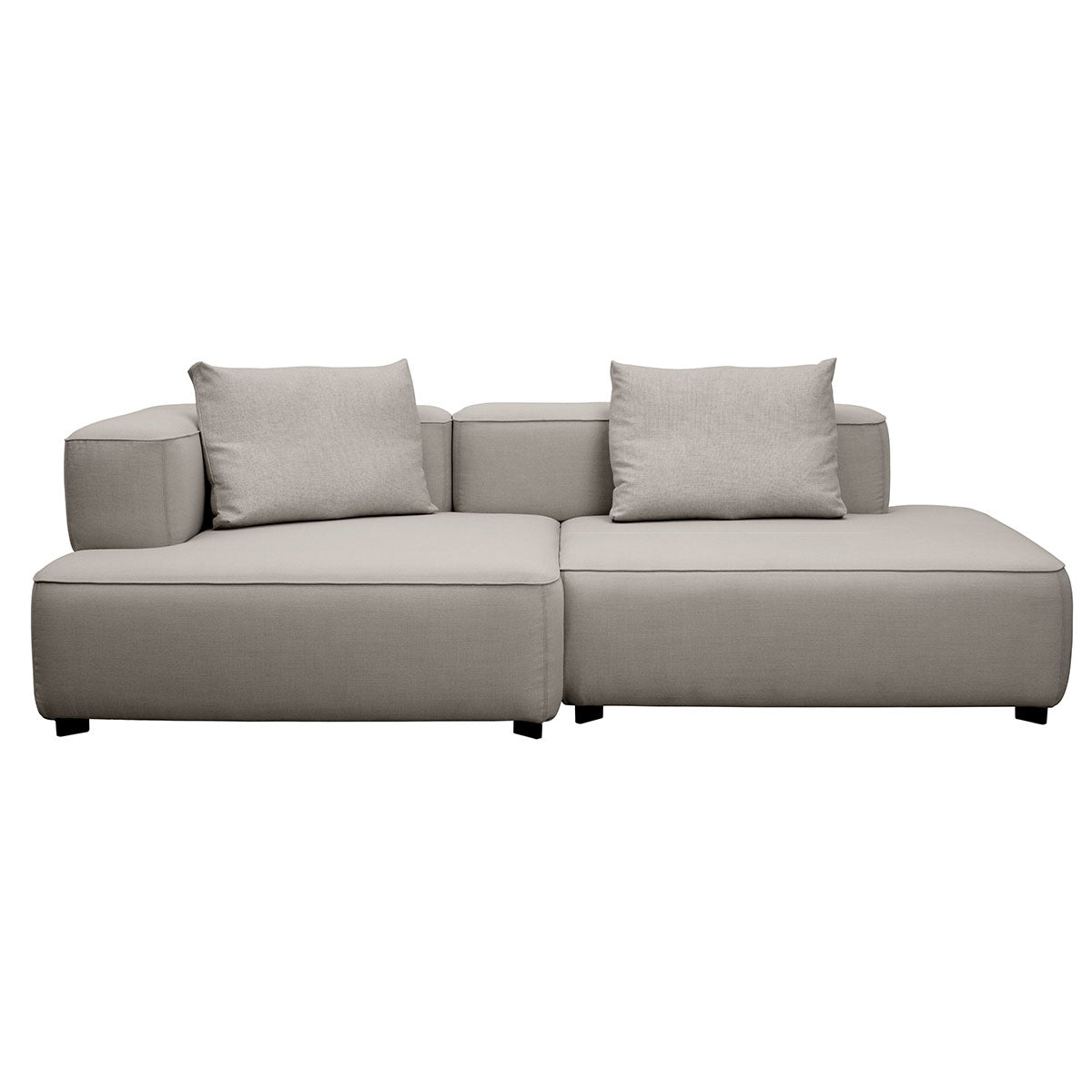 Alphabet Sofa PL240-4 | Greige Christianshavn 1120 Upholstery