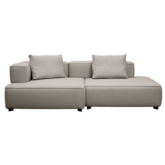Alphabet Sofa PL240-4 | Greige Christianshavn 1120 Upholstery