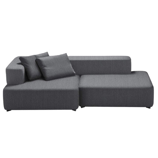 Alphabet Sofa PL240-4 | Fame 60078 Steel Grey Upholstery