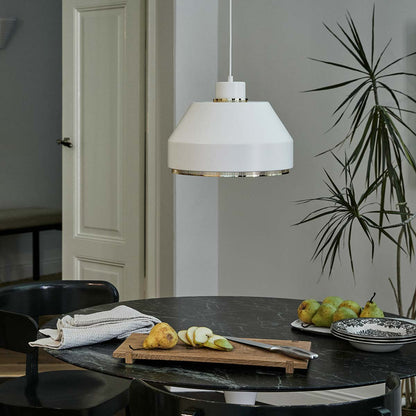 AMA500 Pendant Lamp | White Powder Coated Shade
