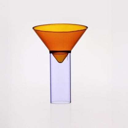 Martini Shot Glass | Amber and Lilac