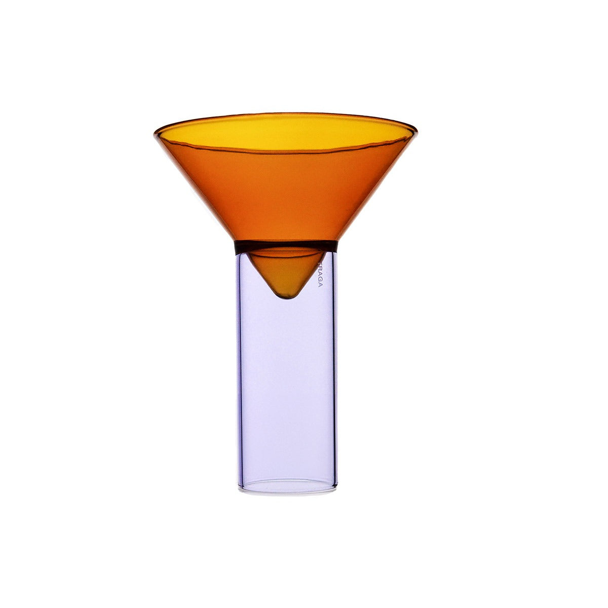 Martini Shot Glass | Amber and Lilac