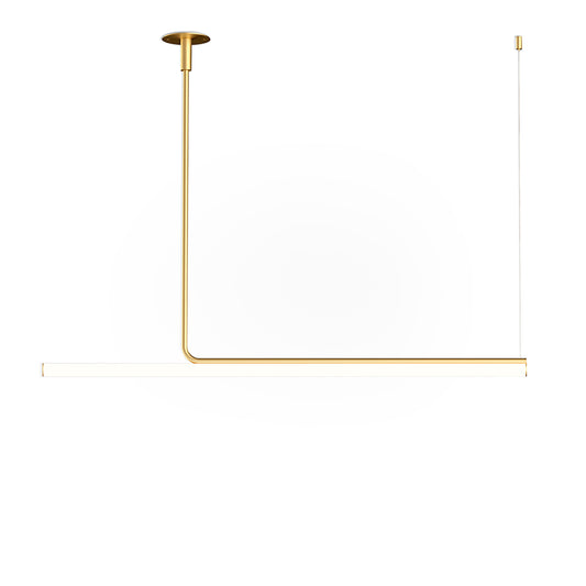 Ambrosia 120 Suspension Light | Matt Gold Stucture