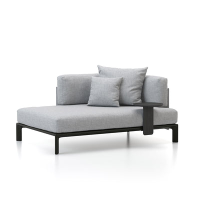 Anagram 1700mm Chaise | Dumet 06 Pebble Melange Upholstery