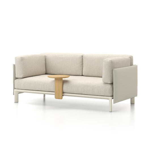 Anagram 1900mm Sofa | Nubia 01 Ivory and Pearl Fabric Upholstery