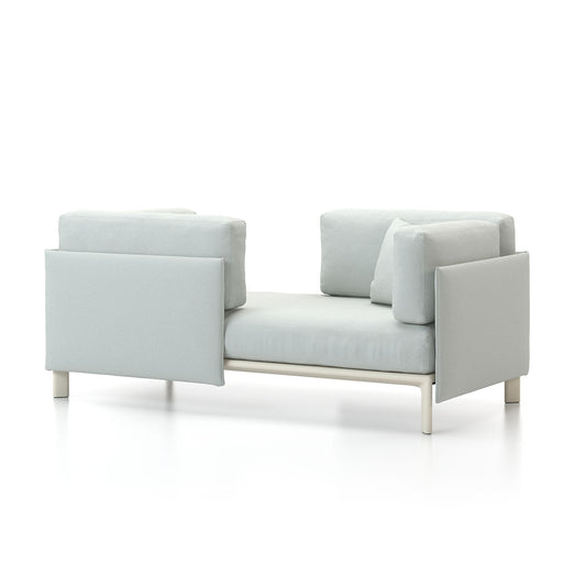 Anagram 1900mm Sofa | Dumet 28 Sage Steel Blue Upholstery