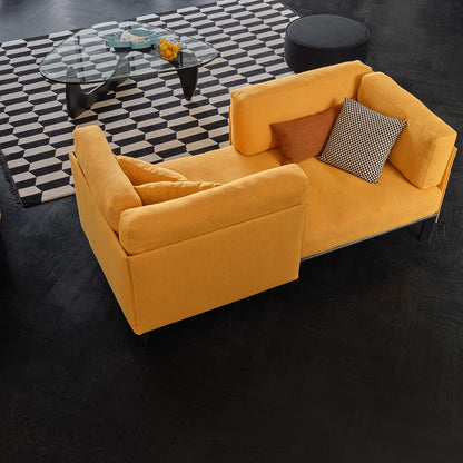 Anagram 2300mm Love Seat | Dumet 24 Mango Melange Upholstery