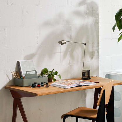 Daphine LED Tavolo Lamp | Brushed Nickel Effect