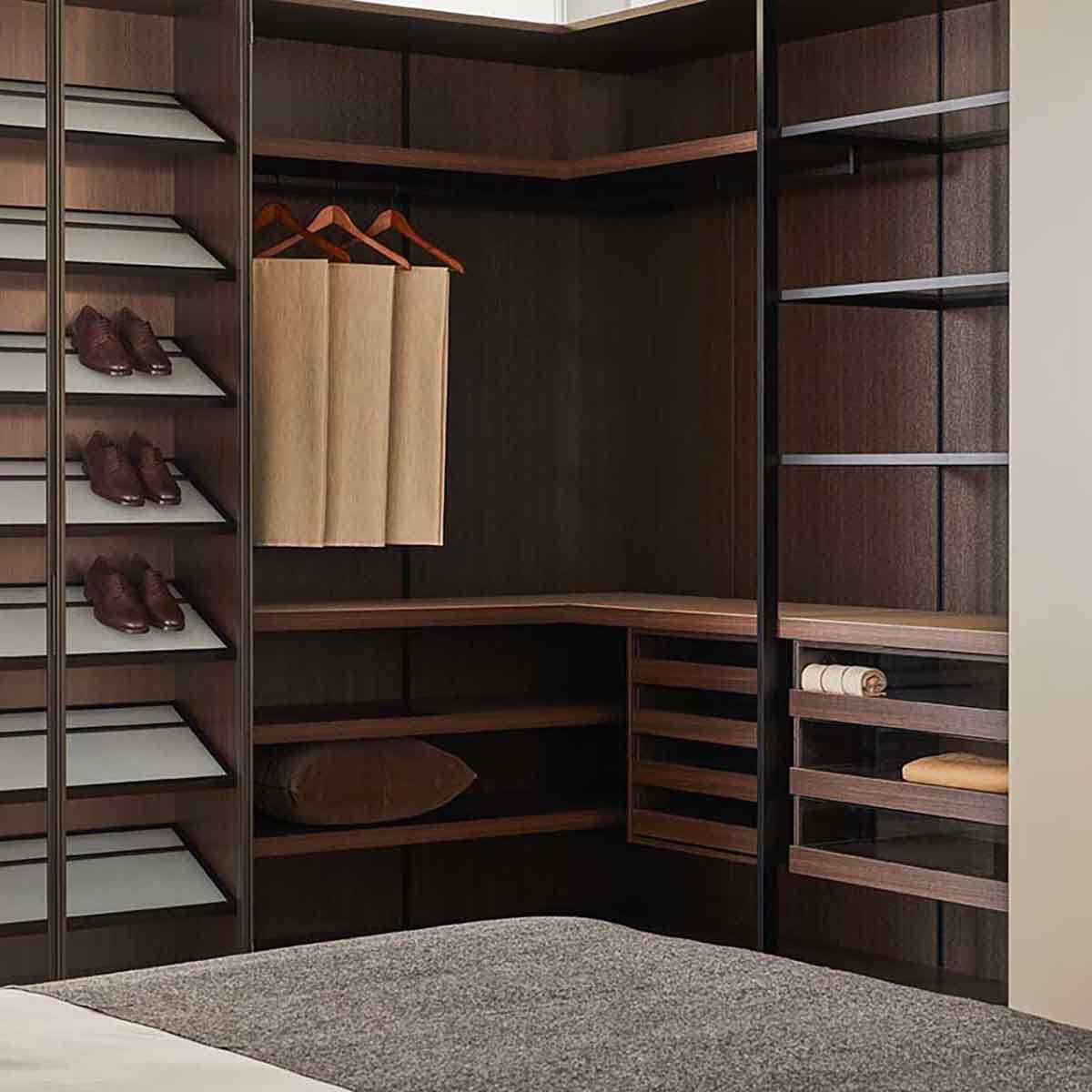 Clip Wardrobe Example | Hemlock Melamine Structure