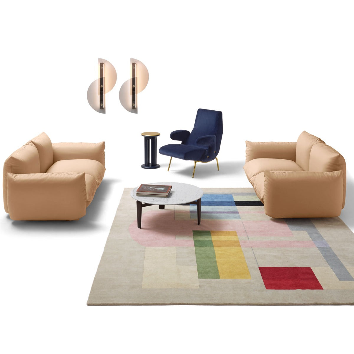 Marenco 2018 Sofa 3 Seat Small | Butterscotch Rubino 6 Leather