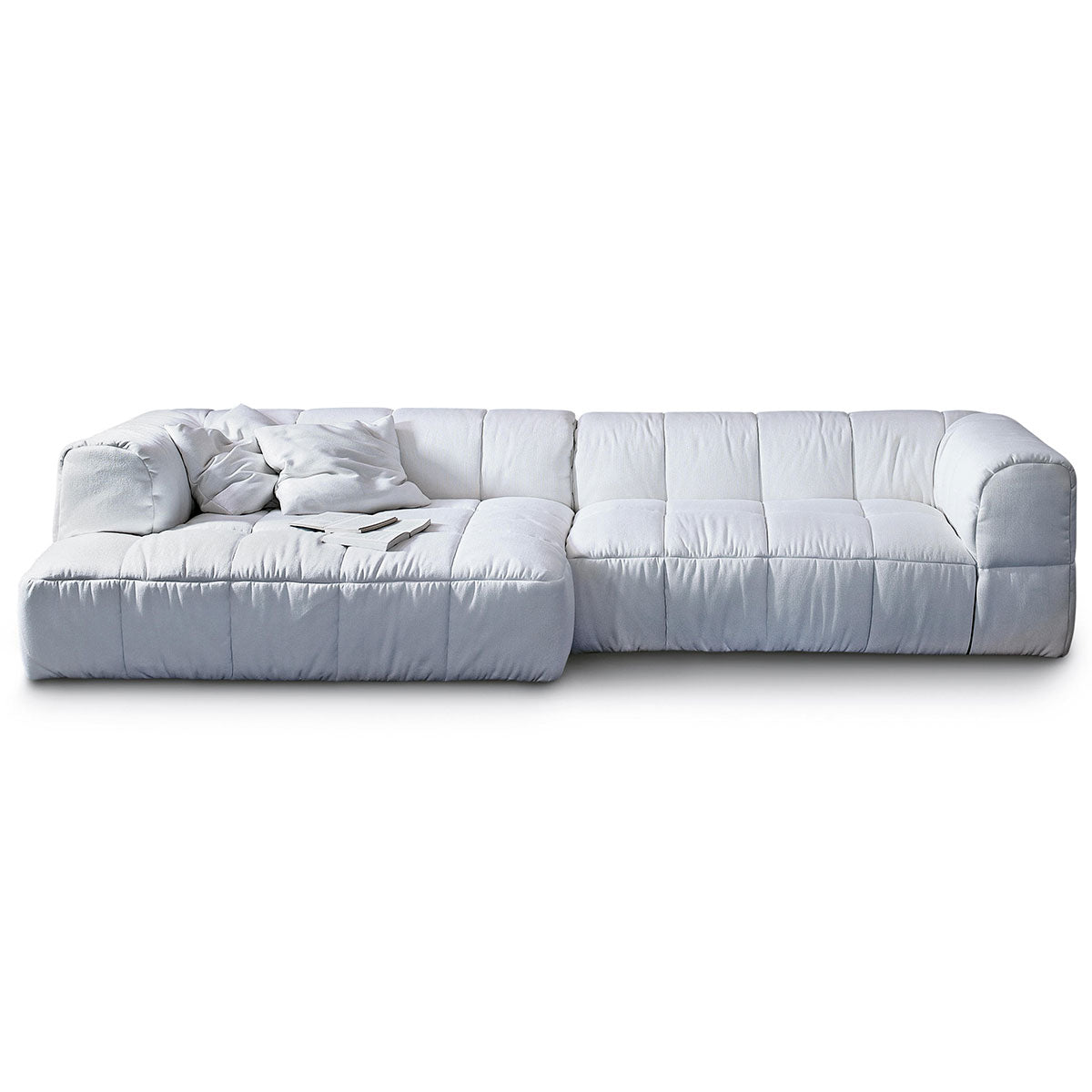 Strips Sofa S3 Configuration | Light Grey Lama 801 Fabric