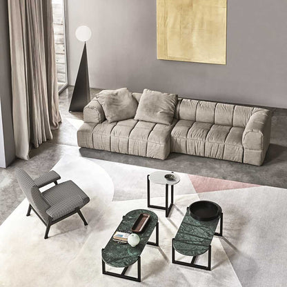 Strips Sofa S3 Configuration | Light Grey Lama 801 Fabric