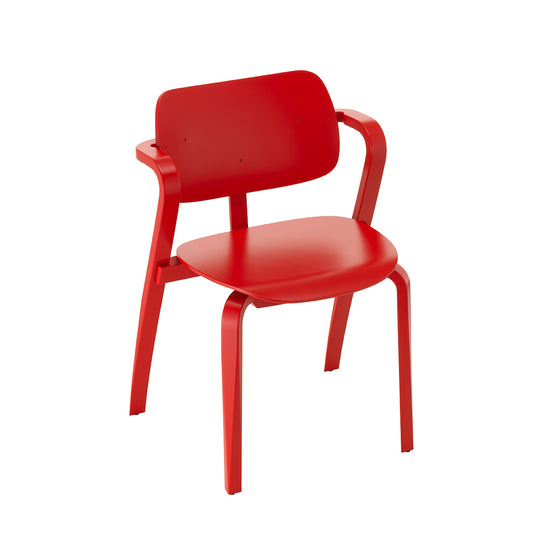 Aslak Chair | Red Lacquered Beech