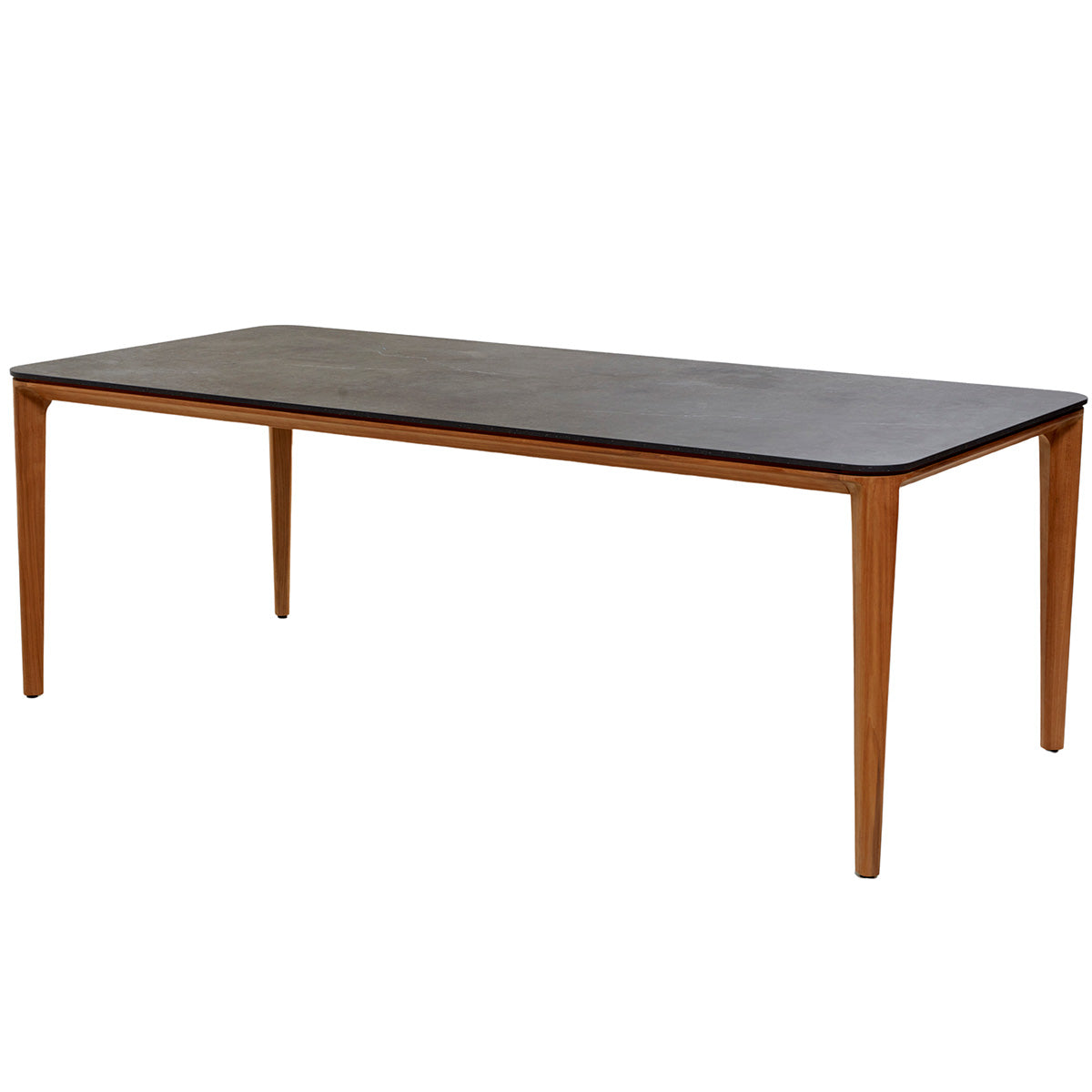 Aspect Dining Table 210cm | Black Fossil Ceramic Top