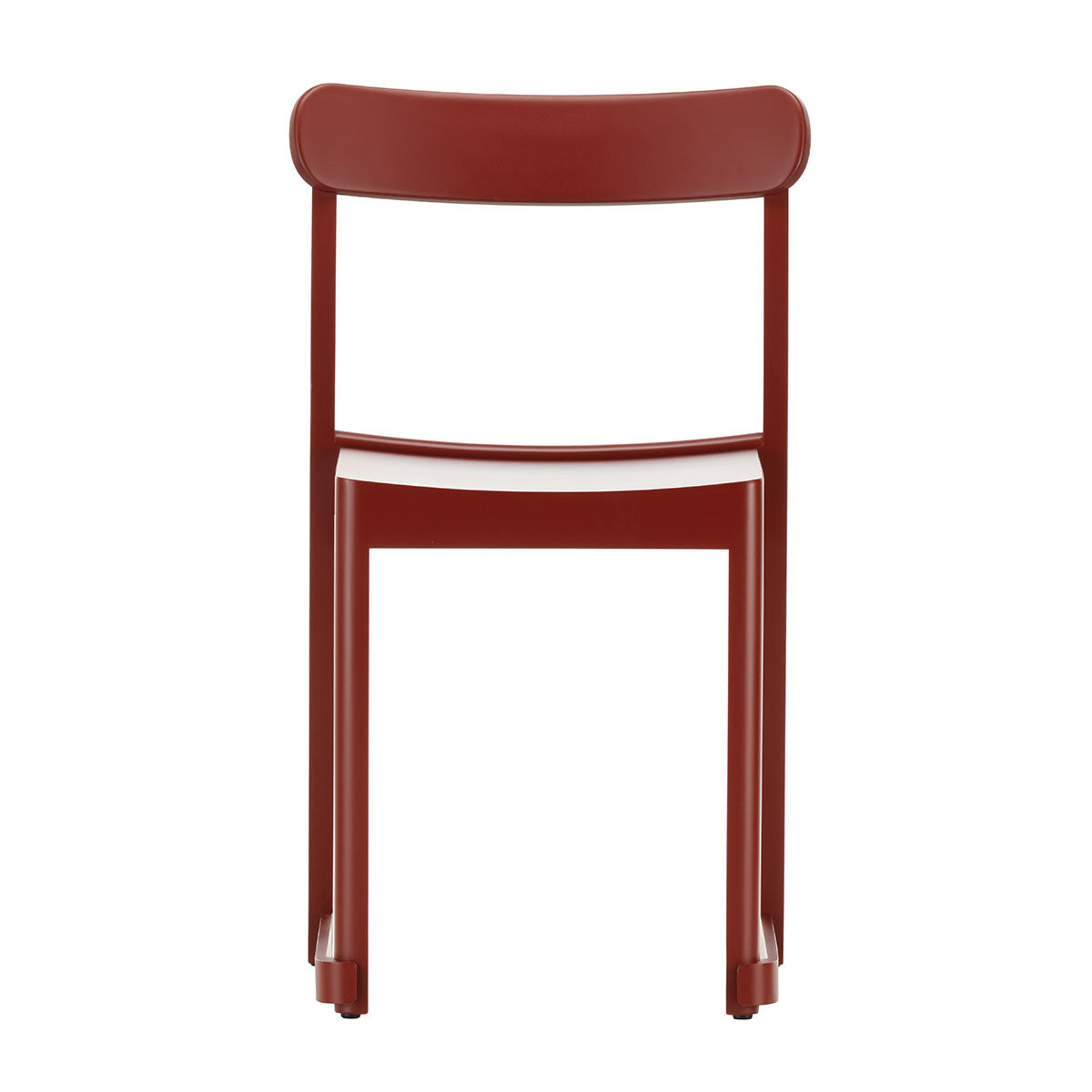Atelier Chair | Dark Red Lacquered Beech