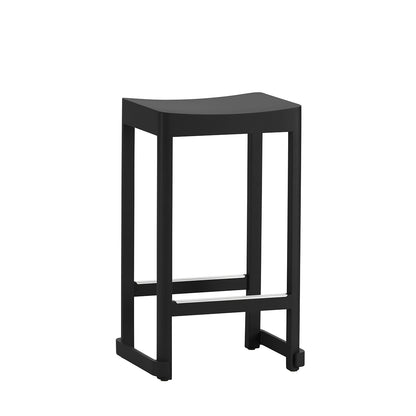 Atelier Bar Stool | Black Lacquered Beech