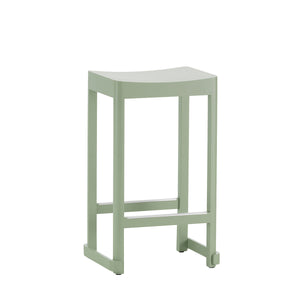 Atelier Bar Stool | Green Lacquered Beech