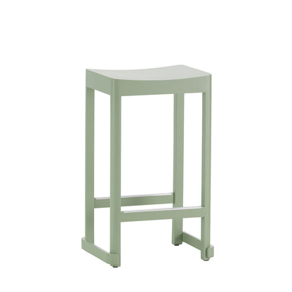 Atelier Bar Stool | Green Lacquered Beech