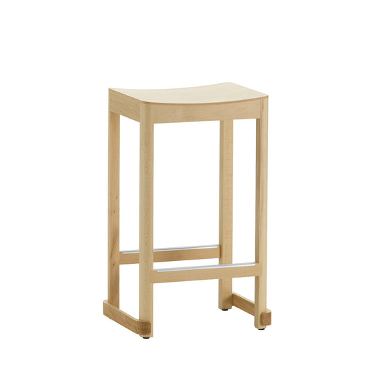 Atelier Bar Stool | Natural Lacquered Beech
