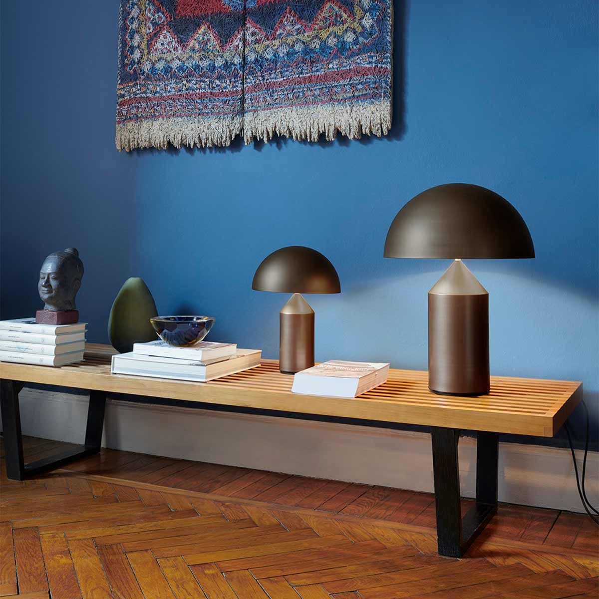 Atollo Medium Lamp | Satin Bronze