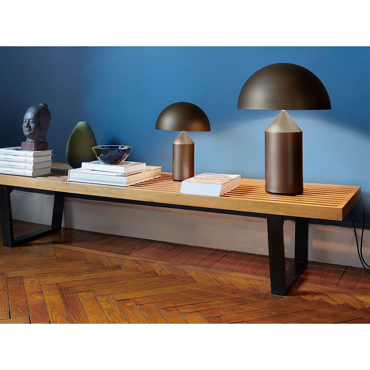 Atollo Large Lamp | Satin Bronze