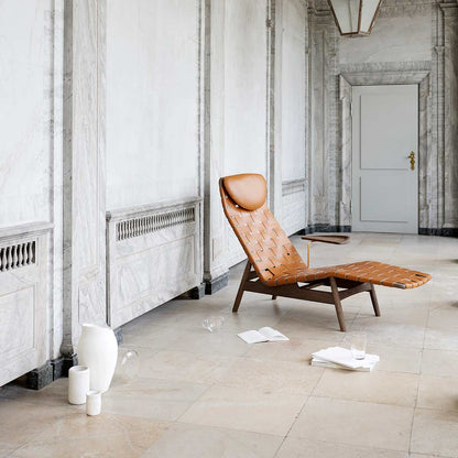 Sibast AV Egoist Chaise Longue | Brandy Leather