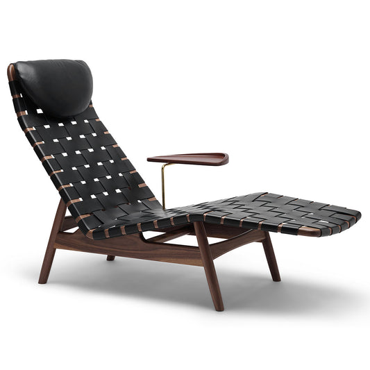 Sibast AV Egoist Chaise Longue | Black Leather