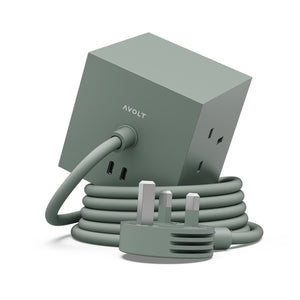 Square 1 Extension Cable | Oak Green