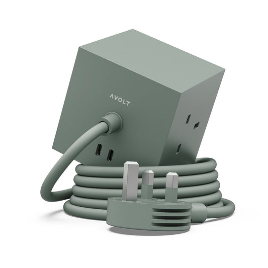 Square 1 Extension Cable | Oak Green
